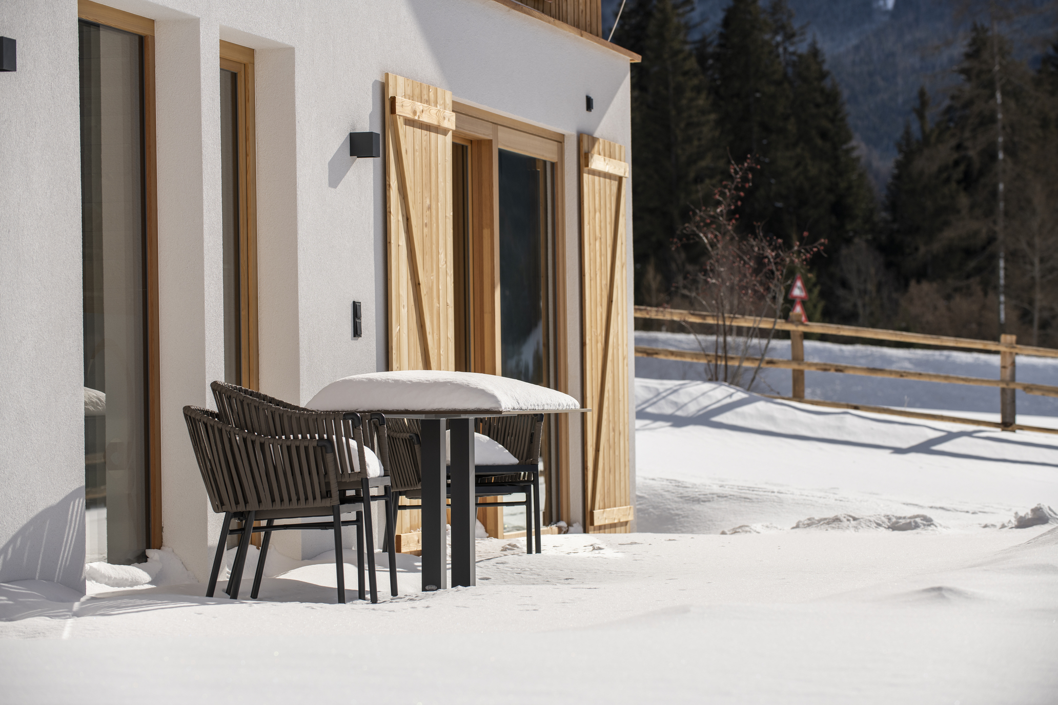 Chalet Hansei im Tal Terrazza in inverno