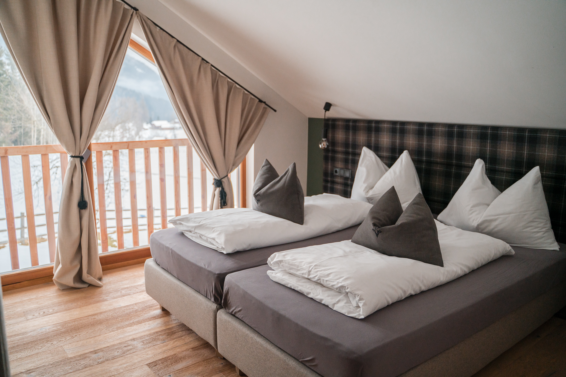Gemütliches Schlafzimmer im Chalet