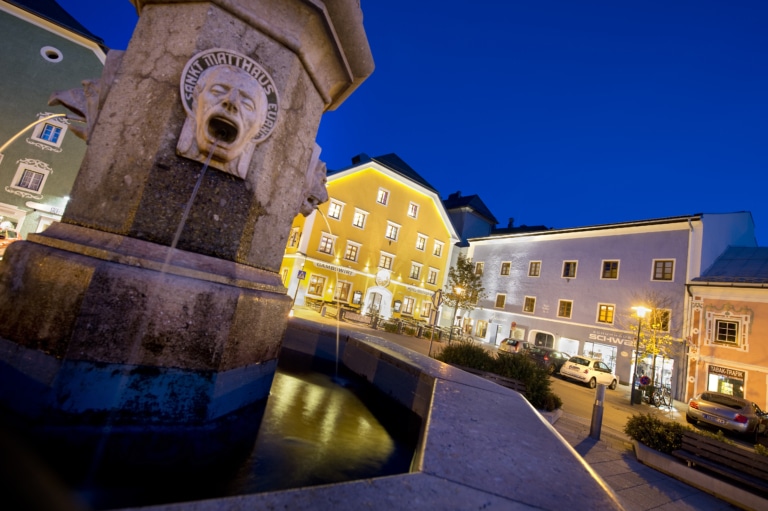 The traditional Hotel Restaurant Gambswirt on Tamsweg's market square