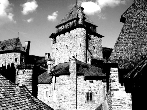 Turm der Burg Finstergrün beim Murtal